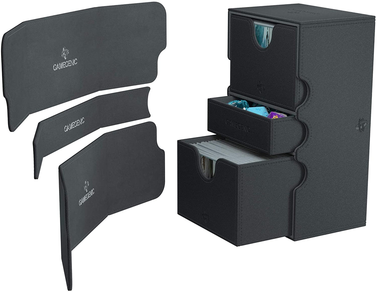 Gamegenic Stronghold 200+ XL Deck Box - Black