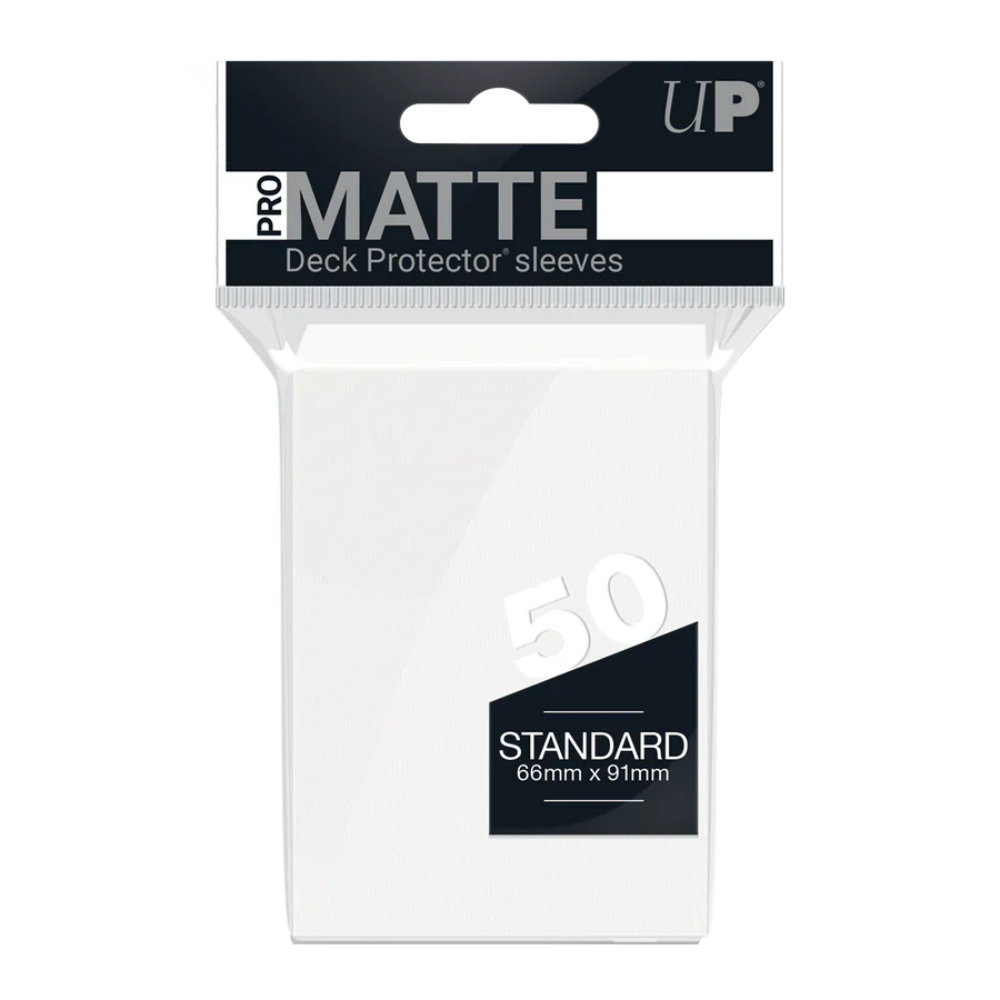 Standard Ultra PRO Pro-Matte Sleeves - White (50ct)