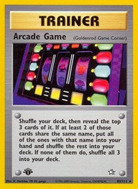 Arcade Game (Goldenrod Game Corner) (083/111) [Neo Genesis]
