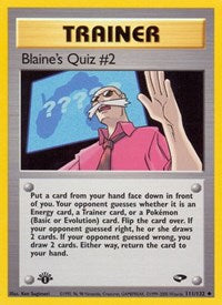 Blaine's Quiz #2 (111/132) [Gym Challenge]