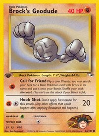 Brock's Geodude (66) (066/132) [Gym Heroes]