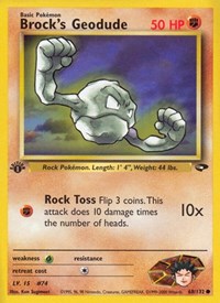 Brock's Geodude (068/132) [Gym Challenge]
