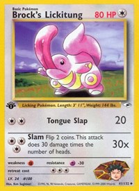 Brock's Lickitung (041/132) [Gym Heroes]