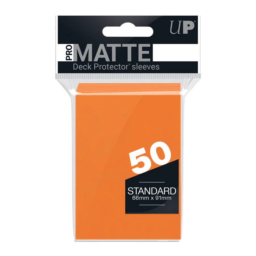 Standard Ultra PRO Pro-Matte Sleeves - Orange (50ct)