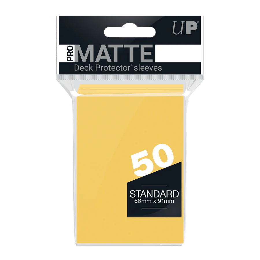 Standard Ultra PRO Pro-Matte Sleeves - Yellow (50ct)