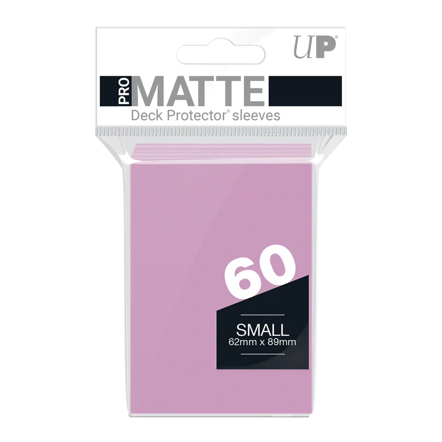 Small Ultra PRO Pro-Matte Sleeves - Pink (60ct)