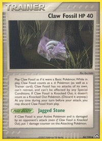 Claw Fossil (84/108) [Power Keepers]