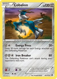 Cobalion (91/113) [Legendary Treasures]