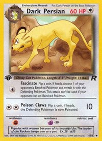 Dark Persian (42/82) [Team Rocket]