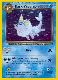 Dark Vaporeon (009/110) [Legendary Collection]