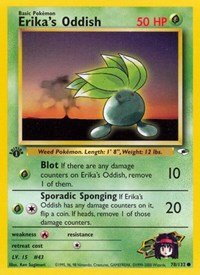 Erika's Oddish (78) (078/132) [Gym Heroes]