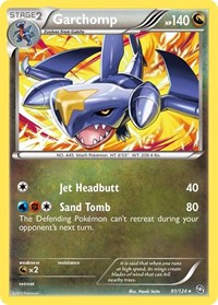 Garchomp (91) (91/124) [Dragons Exalted]