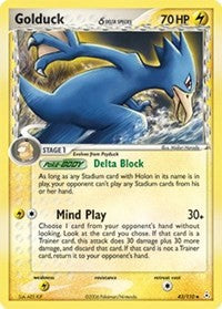 Golduck (Delta Species) (43/110) [Holon Phantoms]