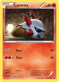 Larvesta (20) (20/108) [Dark Explorers]