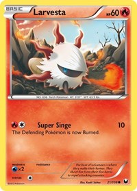Larvesta (21) (21/108) [Dark Explorers]