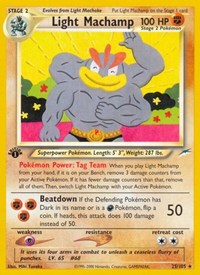 Light Machamp (025/105) [Neo Destiny]