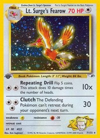 Lt. Surge's Fearow (007/132) [Gym Heroes]