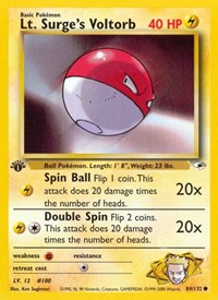 Lt. Surge's Voltorb (084/132) [Gym Heroes]