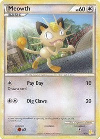 Meowth (#12) (12/30) [HGSS Trainer Kit: Gyarados & Raichu]