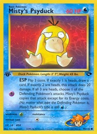Misty's Psyduck (090/132) [Gym Challenge]