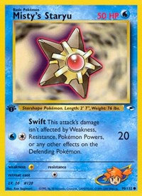 Misty's Staryu (090/132) [Gym Heroes]