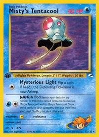 Misty's Tentacool (32) (032/132) [Gym Heroes]