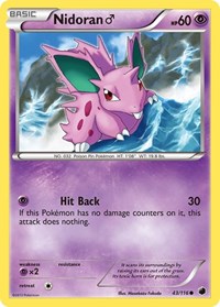 Nidoran M (43/116) [Plasma Freeze]