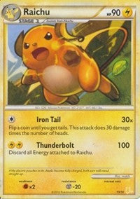 Raichu (#19 Non-Holo) (19/30) [HGSS Trainer Kit: Gyarados & Raichu]