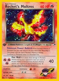 Rocket's Moltres (012/132) [Gym Heroes]