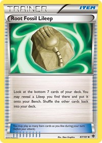 Root Fossil Lileep (87/101) [Plasma Blast]