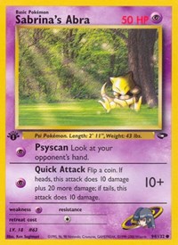 Sabrina's Abra (94) (094/132) [Gym Challenge]