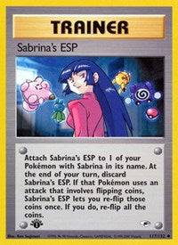 Sabrina's ESP (117/132) [Gym Heroes]