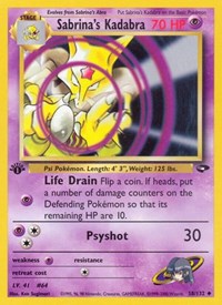 Sabrina's Kadabra (058/132) [Gym Challenge]