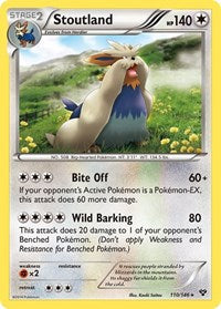 Stoutland (110/146) [XY Base Set]