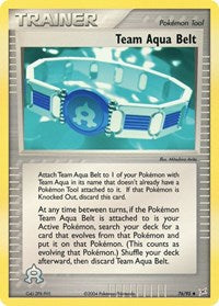 Team Aqua Belt (76/95) [Team Magma vs Team Aqua]