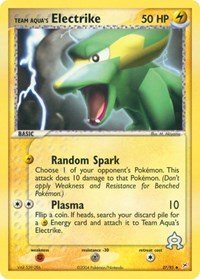 Team Aqua's Electrike - 27/95 (27/95) [Team Magma vs Team Aqua]