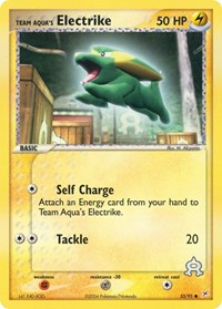 Team Aqua's Electrike - 53/95 (53/95) [Team Magma vs Team Aqua]