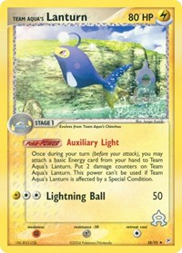 Team Aqua's Lanturn (28/95) [Team Magma vs Team Aqua]