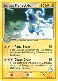 Team Aqua's Manectric - 29/95 (29/95) [Team Magma vs Team Aqua]