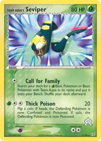 Team Aqua's Seviper (17/95) [Team Magma vs Team Aqua]
