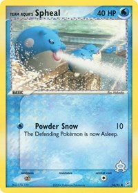 Team Aqua's Spheal - 56/95 (56/95) [Team Magma vs Team Aqua]