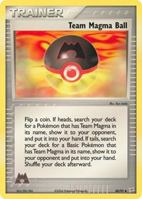 Team Magma Ball (80/95) [Team Magma vs Team Aqua]