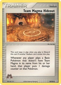 Team Magma Hideout (83/95) [Team Magma vs Team Aqua]