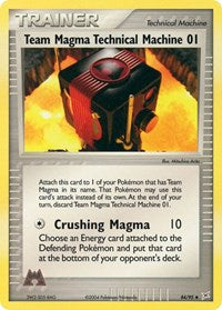 Team Magma Technical Machine 01 (84/95) [Team Magma vs Team Aqua]