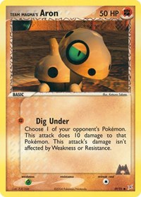 Team Magma's Aron - 59/95 (59/95) [Team Magma vs Team Aqua]