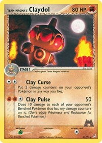 Team Magma's Claydol - 33/95 (33/95) [Team Magma vs Team Aqua]