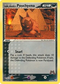 Team Magma's Poochyena - 65/95 (65/95) [Team Magma vs Team Aqua]