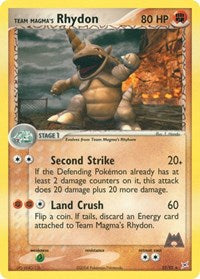 Team Magma's Rhydon - 22/95 (22/95) [Team Magma vs Team Aqua]