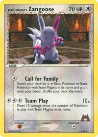 Team Magma's Zangoose (23/95) [Team Magma vs Team Aqua]