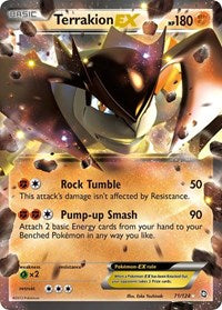 Terrakion EX (71/124) [Dragons Exalted]